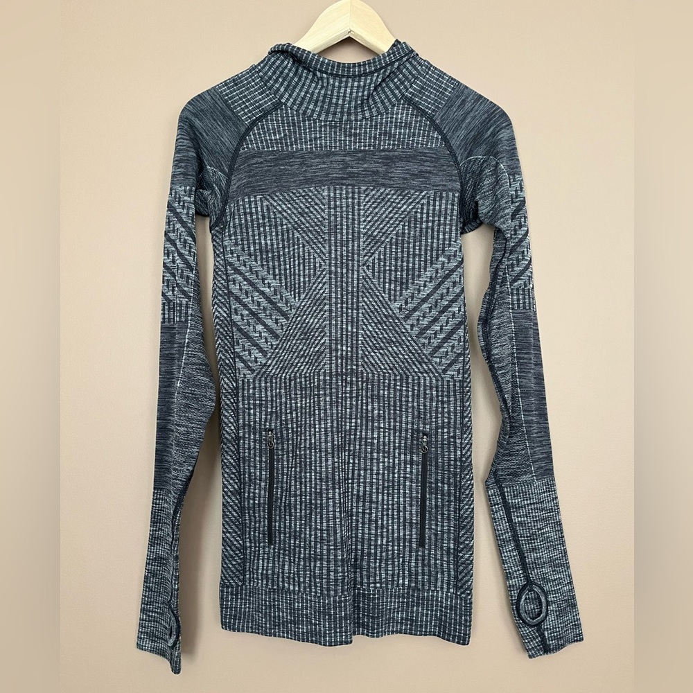 {Lululemon} Rest Less Hoodie Pullover in Heathered Black - Womens 4